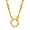 Open Circle Bismark Chain Necklace in 14K Gold - 16.25"