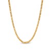 Thumbnail Image 1 of Men's 3.0mm Byzantine Chain Necklace in Solid 14K Gold - 22"