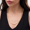 Thumbnail Image 2 of Men's 3.0mm Byzantine Chain Necklace in Solid 14K Gold - 22"
