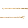 Thumbnail Image 3 of Men's 3.0mm Byzantine Chain Necklace in Solid 14K Gold - 22"