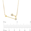 Thumbnail Image 3 of Diamond Accent Aries Constellation Necklace in Sterling Silver with14K Gold Plate