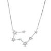 Thumbnail Image 0 of Diamond Accent Taurus Constellation Necklace in Sterling Silver