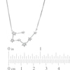 Thumbnail Image 2 of Diamond Accent Taurus Constellation Necklace in Sterling Silver