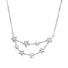 Thumbnail Image 1 of 0.04 CT. T.W. Diamond Capricorn Constellation Necklace in Sterling Silver