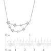 Thumbnail Image 3 of 0.04 CT. T.W. Diamond Capricorn Constellation Necklace in Sterling Silver