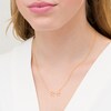 Thumbnail Image 2 of 0.04 CT. T.W. Diamond Scorpio Constellation Bezel-Set Necklace in 10K Gold