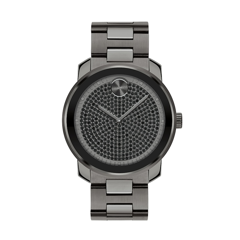 Men's Movado Bold® Crystal Black IP Watch (Model: 3600664)