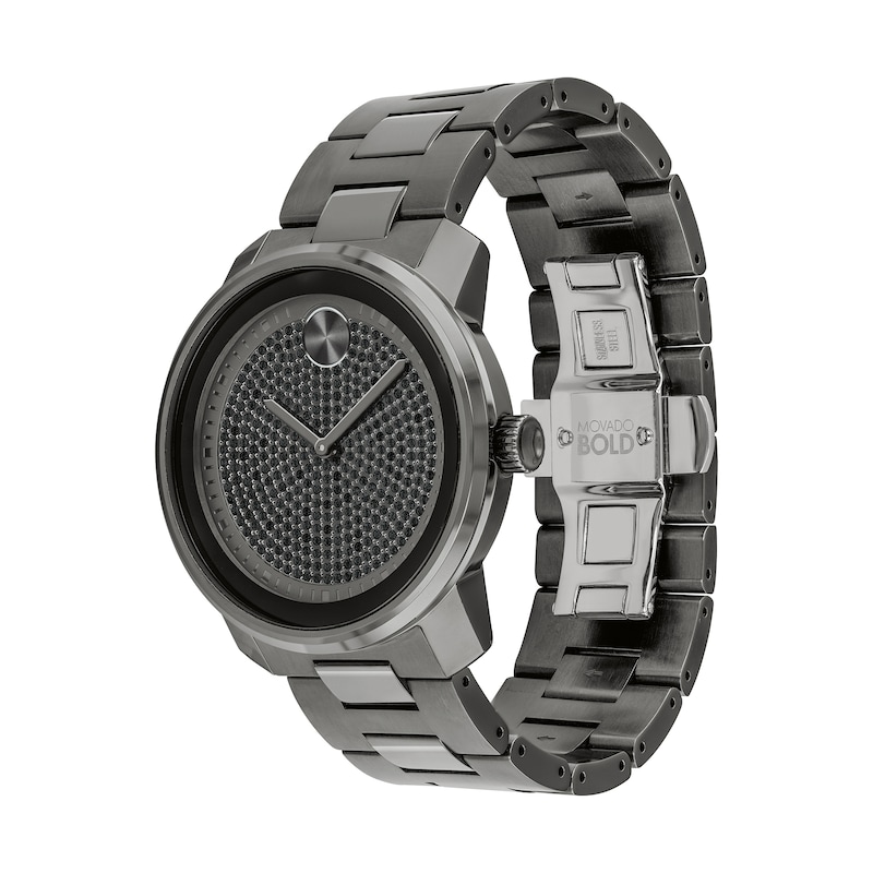 Men's Movado Bold® Crystal Black IP Watch (Model: 3600664)