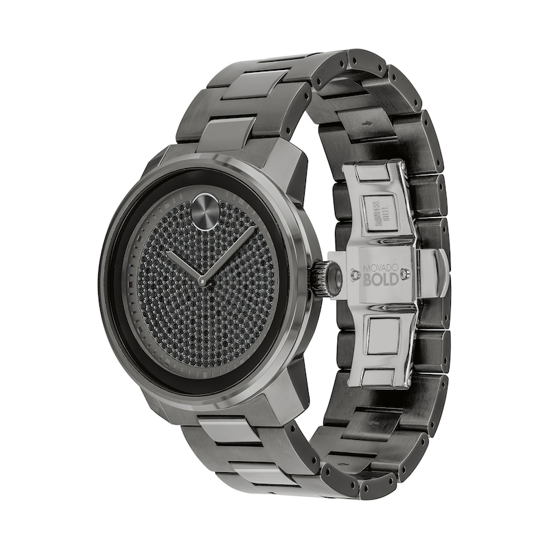 Main Image 2 of Men's Movado Bold® Crystal Black IP Watch (Model: 3600664)