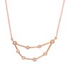 Thumbnail Image 0 of 0.04 CT. T.W. Diamond Capricorn Constellation Bezel-Set Necklace in 10K Rose Gold