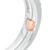 Thumbnail Image 4 of 0.50 CT. T.W. Diamond Frame Vintage-Style Bridal Set in 10K Two-Tone Gold