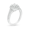 Thumbnail Image 2 of 1.00 CT. T.W. Diamond Double Frame Split Shank Engagement Ring in 14K White Gold