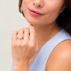 Thumbnail Image 2 of 0.30 CT. T.W. Diamond Flower Frame Vintage-Style Engagement Ring in 14K White Gold