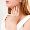 Thumbnail Image 2 of 1.50 CT. T.W. Quad Princess-Cut Diamond Frame Bridal Set in 14K Rose Gold