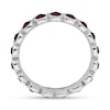 Thumbnail Image 2 of Stackable Expressions™ Purple Crystal June Birthstone Eternity Band in Sterling Silver