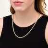 Thumbnail Image 1 of Italian Gold 3.5mm Box Chain Necklace in Hollow 10K Gold - 22"