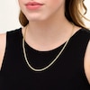 Thumbnail Image 2 of Italian Gold 3.5mm Box Chain Necklace in Hollow 10K Gold - 22"