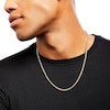 Thumbnail Image 2 of Italian Gold 3.5mm Box Chain Necklace in Hollow 10K Gold - 22"