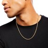 Thumbnail Image 2 of Italian Gold 3.5mm Box Chain Necklace in Hollow 10K Gold - 22"