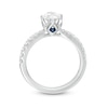 Thumbnail Image 3 of Vera Wang Love Collection 1.29 CT. T.W. Certified Oval Diamond Engagement Ring in 14K White Gold (I/SI2)