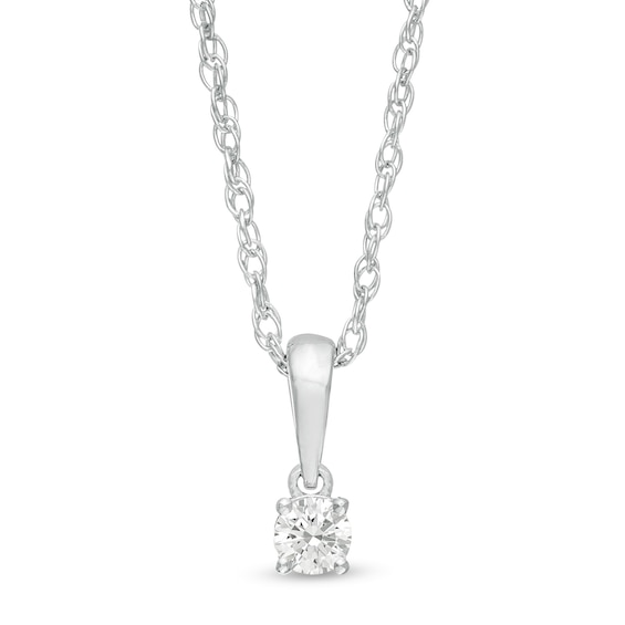 CT. Diamond Solitaire Pendant in 10K Gold