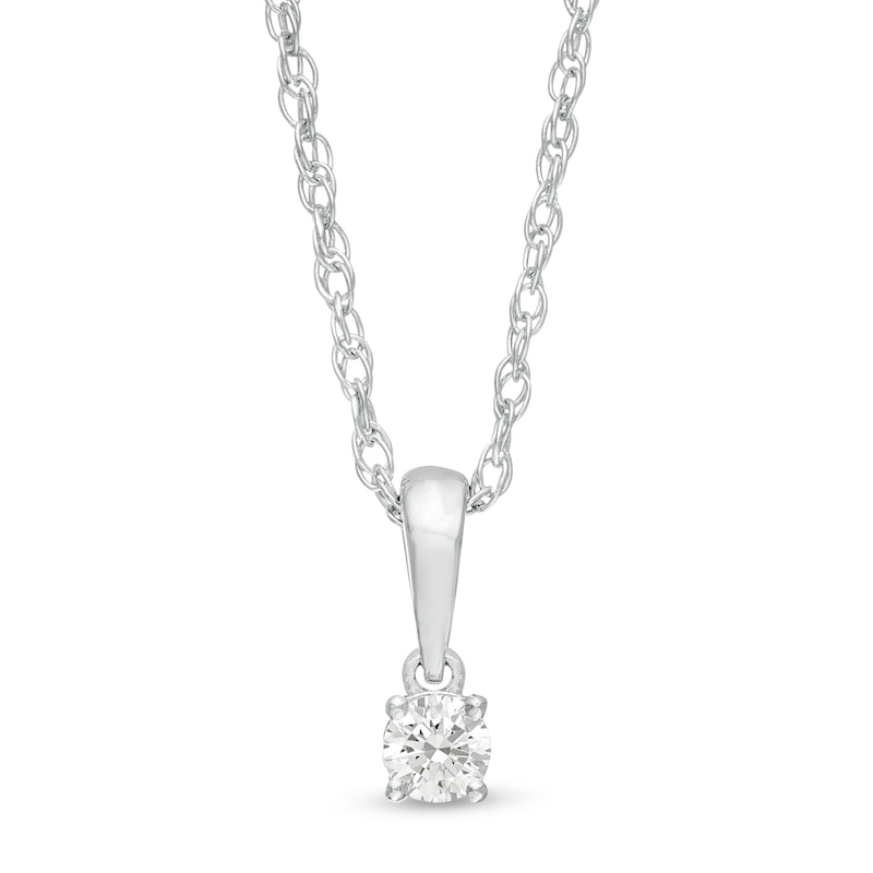 CT. Diamond Solitaire Pendant in 10K Gold