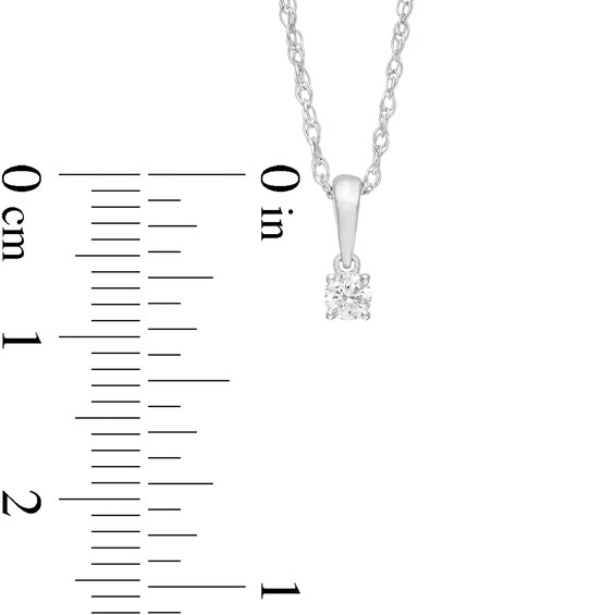 CT. Diamond Solitaire Pendant in 10K Gold