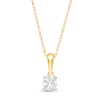Thumbnail Image 0 of 0.23 CT. Diamond Solitaire Pendant in 10K Gold