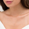 Thumbnail Image 2 of 0.23 CT. Diamond Solitaire Pendant in 10K Gold