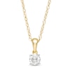 Thumbnail Image 1 of 0.29 CT. Diamond Solitaire Pendant in 10K Gold