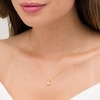 Thumbnail Image 1 of 0.23 CT. Princess-Cut Diamond Solitaire Pendant in 10K Gold