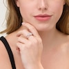 Thumbnail Image 2 of 1.00 CT. T.W. Diamond Multi-Row Wave Crossover Ring in 10K Rose Gold