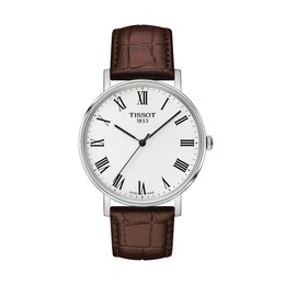 Men's Tissot Everytime Strap Watch with White Dial (Model: T109.410.16.033.00)