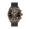 Men's Tissot PR 100 Chronograph Black PVD Mesh Watch with Black Dial  (Model: T101.417.23.061.00)