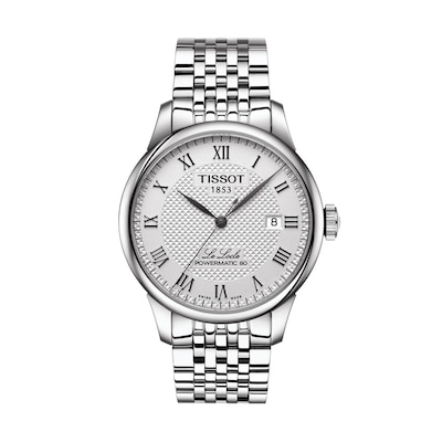 Men's Tissot Le Locle Powermatic 80 Automatic Watch with Silver-Tone Dial (Model: T006.407.11.033.00)