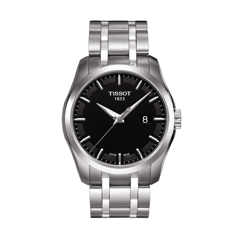 Men's Tissot Couturier Watch with Black Dial (Model: T035.410.11.051.00)