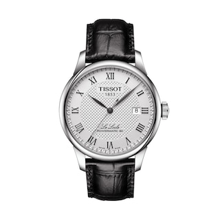 Men's Tissot Le Locle Powermatic 80 Automatic Strap Watch with Silver-Tone Dial (Model: T006.407.16.033.00)