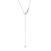 Thumbnail Image 3 of 1.58 CT. T.W. Certified Pear-Shaped Diamond Scallop Frame Pendant in 14K White Gold (I/I1)