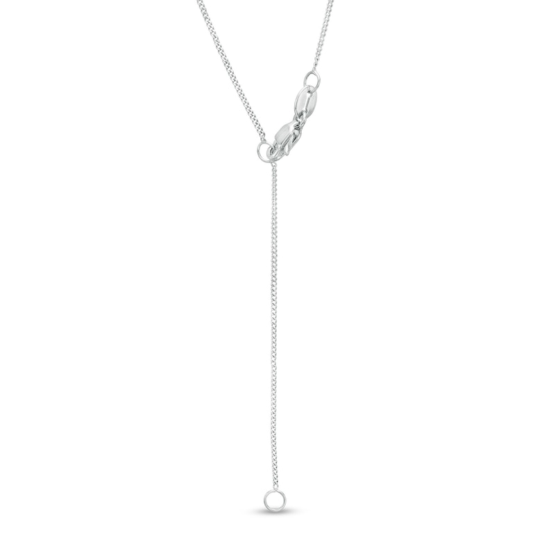 1.58 CT. T.W. Certified Pear-Shaped Diamond Scallop Frame Pendant in 14K White Gold (I/I1)