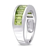 Thumbnail Image 2 of Baguette-Cut Peridot Band in Sterling Silver