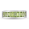 Thumbnail Image 3 of Baguette-Cut Peridot Band in Sterling Silver