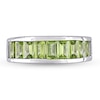Thumbnail Image 4 of Baguette-Cut Peridot Band in Sterling Silver