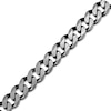 Thumbnail Image 0 of Vera Wang Men 11.0mm Oxidized Curb Chain Bracelet in Sterling Silver - 8.5"