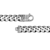 Thumbnail Image 2 of Vera Wang Men 11.0mm Oxidized Curb Chain Necklace in Sterling Silver - 22"