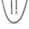 Thumbnail Image 0 of Vera Wang Men 6.0mm Foxtail Chain Necklace in Solid Sterling Silver  with Black Rhodium - 22"