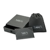 Thumbnail Image 4 of Vera Wang Men 6.0mm Foxtail Chain Necklace in Solid Sterling Silver  with Black Rhodium - 22"