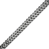Thumbnail Image 1 of Vera Wang Men 6.0mm Foxtail Chain Bracelet in Solid Sterling Silver  with Black Rhodium - 8.25"