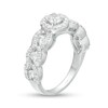 Thumbnail Image 3 of 0.95 CT. T.W. Diamond Scallop Frame Engagement Ring in 10K White Gold