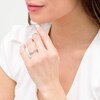 Thumbnail Image 1 of 0.45 CT. T.W. Diamond Hexagonal Frame Bridal Set in 10K Rose Gold