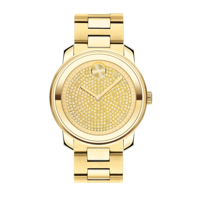 Men's Movado Bold®Crystal Gold-Tone Watch (Model: 3600665)